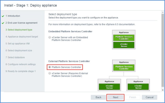 install-stage-1-deploymenttype