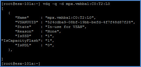 vsan-command-vdq-q-d