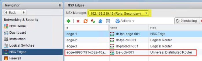 15a Create UDLR in SiteB