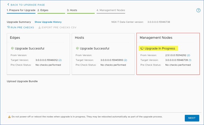 19 - Upgrade in Progress